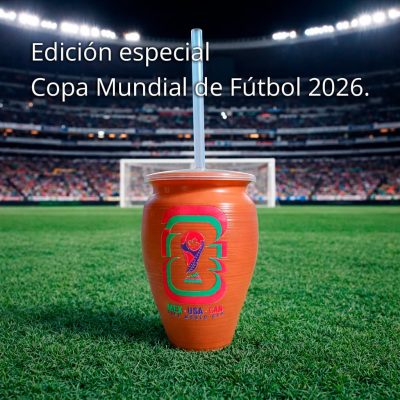 Cantarito edición especial Copa Mundial de Futbol 2026 Plásticos Espinoza